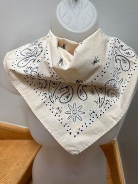 ExOfficio BugsAway Insect Shield Paisley Woven Bandana - Bone